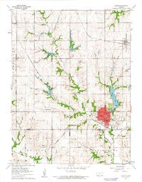 Horton Kansas Historical topographic map, 1:24000 scale, 7.5 X 7.5 Minute, Year 1961