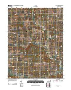 Horton NW Kansas Historical topographic map, 1:24000 scale, 7.5 X 7.5 Minute, Year 2012