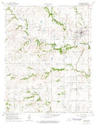 Howard Kansas Historical topographic map, 1:24000 scale, 7.5 X 7.5 Minute, Year 1964