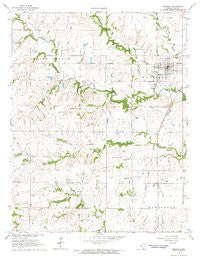 Howard Kansas Historical topographic map, 1:24000 scale, 7.5 X 7.5 Minute, Year 1964