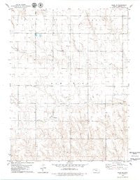 Hoxie NE Kansas Historical topographic map, 1:24000 scale, 7.5 X 7.5 Minute, Year 1979