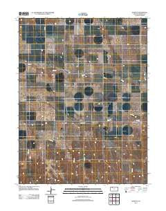 Hoxie NE Kansas Historical topographic map, 1:24000 scale, 7.5 X 7.5 Minute, Year 2012
