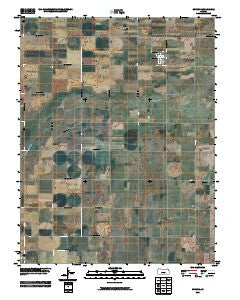 Hudson Kansas Historical topographic map, 1:24000 scale, 7.5 X 7.5 Minute, Year 2009