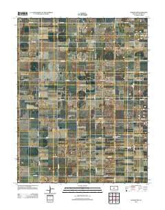 Hudson NW Kansas Historical topographic map, 1:24000 scale, 7.5 X 7.5 Minute, Year 2012