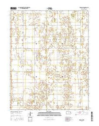 Hudson NW Kansas Current topographic map, 1:24000 scale, 7.5 X 7.5 Minute, Year 2015