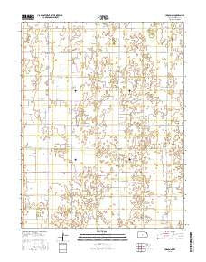 Hudson NW Kansas Current topographic map, 1:24000 scale, 7.5 X 7.5 Minute, Year 2015