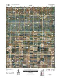 Hudson SE Kansas Historical topographic map, 1:24000 scale, 7.5 X 7.5 Minute, Year 2012