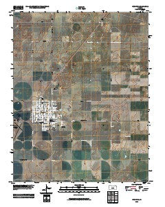 Hugoton Kansas Historical topographic map, 1:24000 scale, 7.5 X 7.5 Minute, Year 2010
