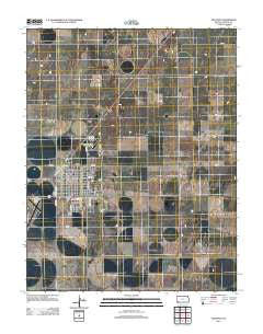 Hugoton Kansas Historical topographic map, 1:24000 scale, 7.5 X 7.5 Minute, Year 2012