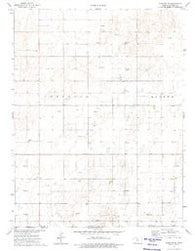 Hugoton SE Kansas Historical topographic map, 1:24000 scale, 7.5 X 7.5 Minute, Year 1974