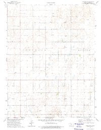 Hugoton SE Kansas Historical topographic map, 1:24000 scale, 7.5 X 7.5 Minute, Year 1974
