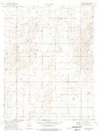 Hugoton SW Kansas Historical topographic map, 1:24000 scale, 7.5 X 7.5 Minute, Year 1974