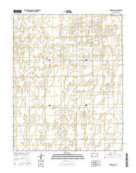 Hugoton SE Kansas Current topographic map, 1:24000 scale, 7.5 X 7.5 Minute, Year 2015