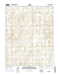 Hugoton SW Kansas Current topographic map, 1:24000 scale, 7.5 X 7.5 Minute, Year 2015