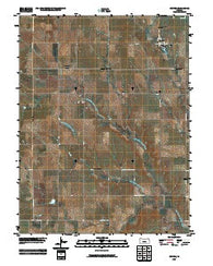 Hunter Kansas Historical topographic map, 1:24000 scale, 7.5 X 7.5 Minute, Year 2009