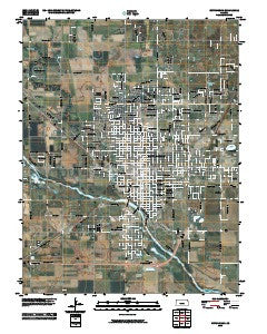 Hutchinson Kansas Historical topographic map, 1:24000 scale, 7.5 X 7.5 Minute, Year 2010