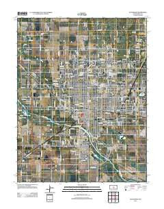 Hutchinson Kansas Historical topographic map, 1:24000 scale, 7.5 X 7.5 Minute, Year 2012