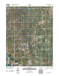 Hutchinson NW Kansas Historical topographic map, 1:24000 scale, 7.5 X 7.5 Minute, Year 2012