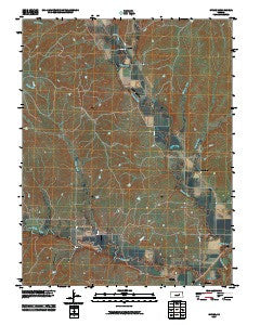 Hymer Kansas Historical topographic map, 1:24000 scale, 7.5 X 7.5 Minute, Year 2010