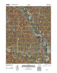 Hymer Kansas Historical topographic map, 1:24000 scale, 7.5 X 7.5 Minute, Year 2012
