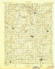 Independence Kansas Historical topographic map, 1:125000 scale, 30 X 30 Minute, Year 1905