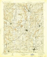 Independence Kansas Historical topographic map, 1:125000 scale, 30 X 30 Minute, Year 1905