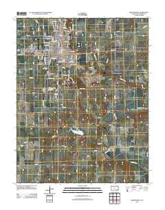 Independence Kansas Historical topographic map, 1:24000 scale, 7.5 X 7.5 Minute, Year 2012