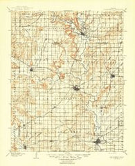 Independence Kansas Historical topographic map, 1:125000 scale, 30 X 30 Minute, Year 1905