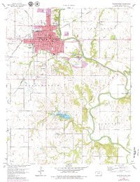 Independence Kansas Historical topographic map, 1:24000 scale, 7.5 X 7.5 Minute, Year 1959