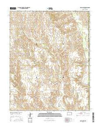 Indian Creek Kansas Current topographic map, 1:24000 scale, 7.5 X 7.5 Minute, Year 2016