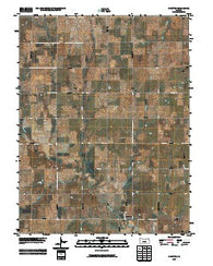 Industry Kansas Historical topographic map, 1:24000 scale, 7.5 X 7.5 Minute, Year 2009