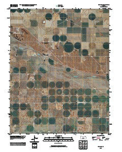 Ingalls Kansas Historical topographic map, 1:24000 scale, 7.5 X 7.5 Minute, Year 2009