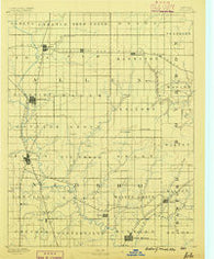 Iola Kansas Historical topographic map, 1:125000 scale, 30 X 30 Minute, Year 1886