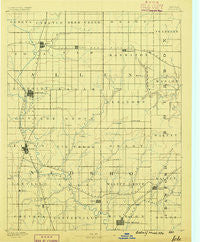 Iola Kansas Historical topographic map, 1:125000 scale, 30 X 30 Minute, Year 1886
