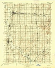 Iola Kansas Historical topographic map, 1:125000 scale, 30 X 30 Minute, Year 1904