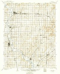 Iola Kansas Historical topographic map, 1:125000 scale, 30 X 30 Minute, Year 1904