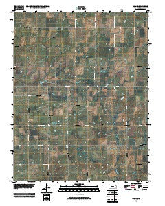 Iola SE Kansas Historical topographic map, 1:24000 scale, 7.5 X 7.5 Minute, Year 2009
