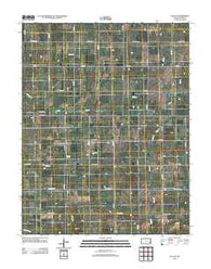 Iola SE Kansas Historical topographic map, 1:24000 scale, 7.5 X 7.5 Minute, Year 2012