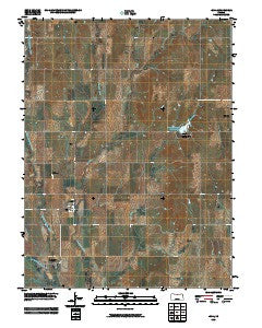 Ionia Kansas Historical topographic map, 1:24000 scale, 7.5 X 7.5 Minute, Year 2009