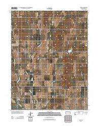Ionia Kansas Historical topographic map, 1:24000 scale, 7.5 X 7.5 Minute, Year 2012