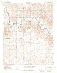 Irish Flats SE Kansas Historical topographic map, 1:24000 scale, 7.5 X 7.5 Minute, Year 1962