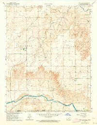 Irish Flats Kansas Historical topographic map, 1:24000 scale, 7.5 X 7.5 Minute, Year 1963