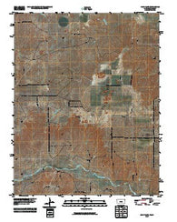 Irish Flats Kansas Historical topographic map, 1:24000 scale, 7.5 X 7.5 Minute, Year 2010