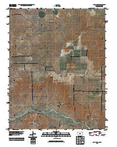Irish Flats Kansas Historical topographic map, 1:24000 scale, 7.5 X 7.5 Minute, Year 2010