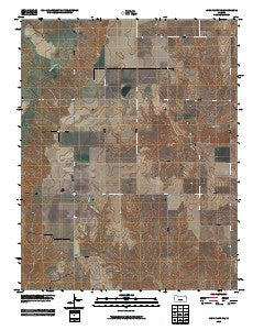 Irish Flats NE Kansas Historical topographic map, 1:24000 scale, 7.5 X 7.5 Minute, Year 2010