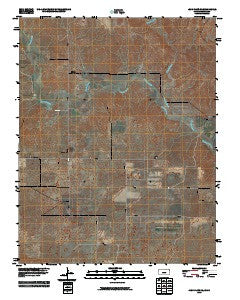 Irish Flats SE Kansas Historical topographic map, 1:24000 scale, 7.5 X 7.5 Minute, Year 2010