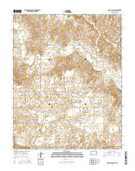 Irish Flats SE Kansas Current topographic map, 1:24000 scale, 7.5 X 7.5 Minute, Year 2016