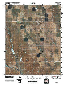 Isabel Kansas Historical topographic map, 1:24000 scale, 7.5 X 7.5 Minute, Year 2010