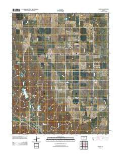 Isabel Kansas Historical topographic map, 1:24000 scale, 7.5 X 7.5 Minute, Year 2012