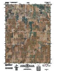 Jamestown Kansas Historical topographic map, 1:24000 scale, 7.5 X 7.5 Minute, Year 2009